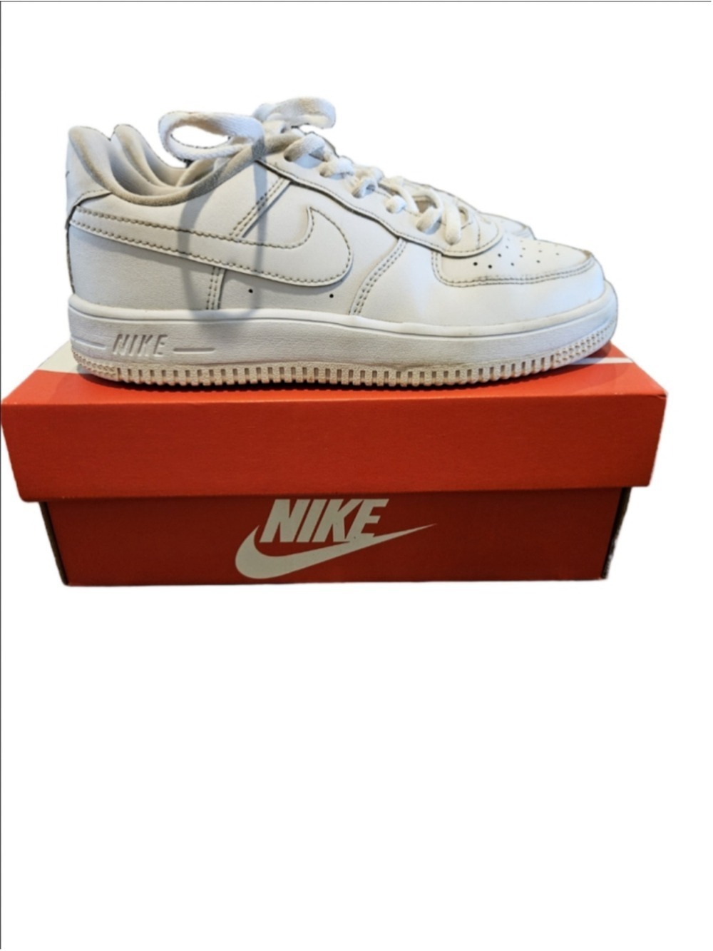 Boys Nike Air Force 1 Sneakers 3Y (Little Boy) White
